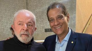 Armando Vergílio esteve reunido com o presidente Lula na Europa